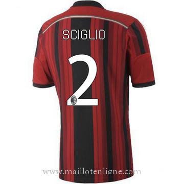 Maillot AC Milan SCIGLIO Domicile 2014 2015